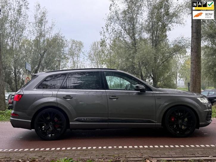 Audi SQ7 4.0 TDI quattro Pro Line + PANO!RS ZETEL!MAT GRIJS!, Auto's, Audi, Bedrijf, Te koop, SQ7, 360° camera, 4x4, ABS, Achteruitrijcamera