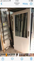 Hardhouten buitendeuren, Doe-het-zelf en Verbouw, Deuren en Horren, Ophalen of Verzenden, Zo goed als nieuw, Buitendeur, 200 tot 215 cm