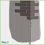 Restpartij minerale steenstrips waalformaat (S9.9378), Ophalen, Nieuw