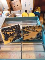 Verkeersstempels - 3 Boxen: 27 stempels., Ophalen, Gebruikt, Inkt, Foam of Stempelhouder