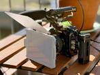 GH5 body met 3 lenzen en SmallRig cage en handles, Gebruikt, Panasonic, Overige soorten, Ophalen of Verzenden