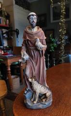 Beeldje Fransiscus van Assisi met hond, Ophalen, Zo goed als nieuw, Beeld(je)
