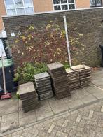 Gratis tegels af te halen!, Tuin en Terras, Tegels en Klinkers, Ophalen, Gebruikt, 10 m² of meer, Beton