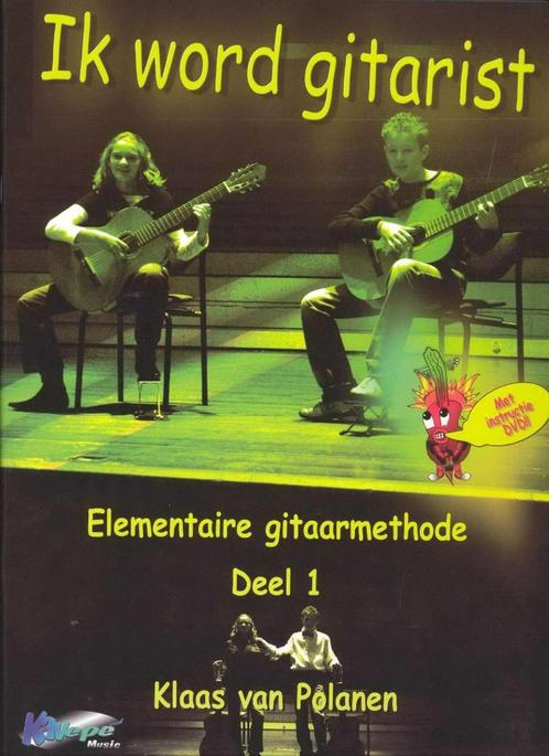 'Ik Word Gitarist deel 1 +2 (Boeken/DVD 's) - ook zelfstudie, Muziek en Instrumenten, Bladmuziek, Gebruikt, Les of Cursus, Gitaar