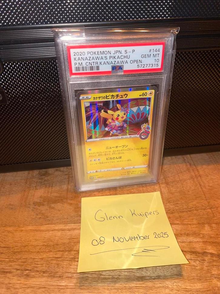Kanazawa’s Pikachu PSA 10, Hobby en Vrije tijd, Verzamelkaartspellen | Pokémon, Zo goed als nieuw, Ophalen