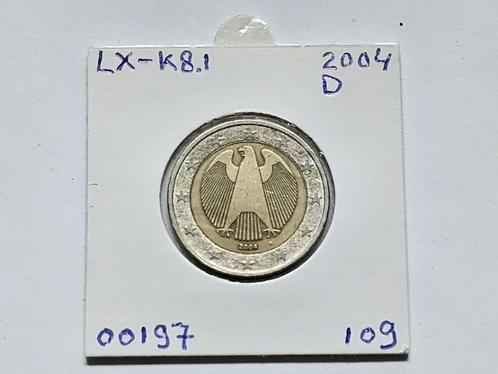 2-euromunt Duitsland (D) A 2004 Koers LX-K8.1, Postzegels en Munten, Munten | Europa | Euromunten, Losse munt, 2 euro, Duitsland