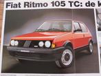 1984 Fiat Ritmo 105 TC folder nl, Ophalen of Verzenden, Zo goed als nieuw, Overige merken