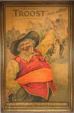 reclamebord van V. Rossem's R.dam circa 1900., Ophalen of Verzenden, Gebruikt, Reclamebord