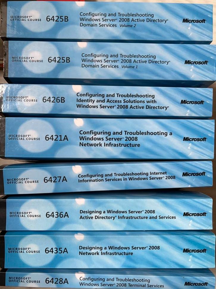 8x Microsoft Windows Server boeken, Boeken, Informatica en Computer, Zo goed als nieuw, Besturingssystemen, Ophalen