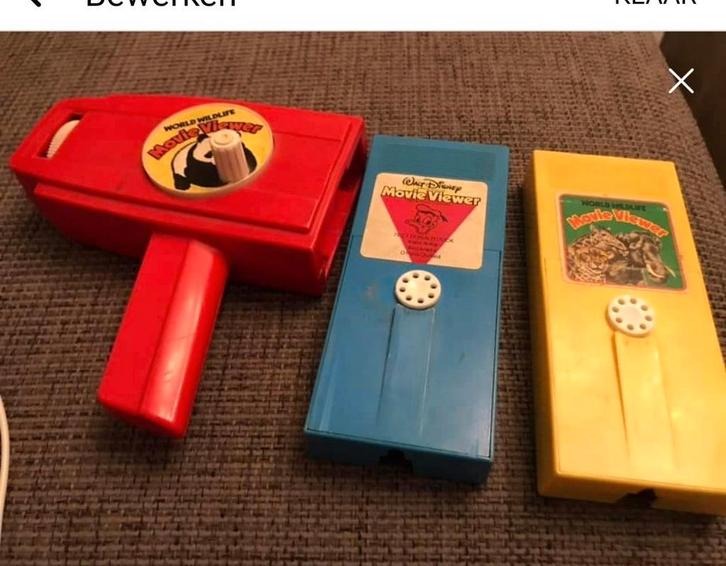 Vintage Movie Viewers - Wereld Natuur Fonds & Disney, Antiek en Kunst, Antiek | Speelgoed, Ophalen of Verzenden