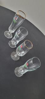 Heineken glazen, 14 x  verschillend, Verzamelen, Glas en Borrelglaasjes, Ophalen, Gebruikt, Bierglas