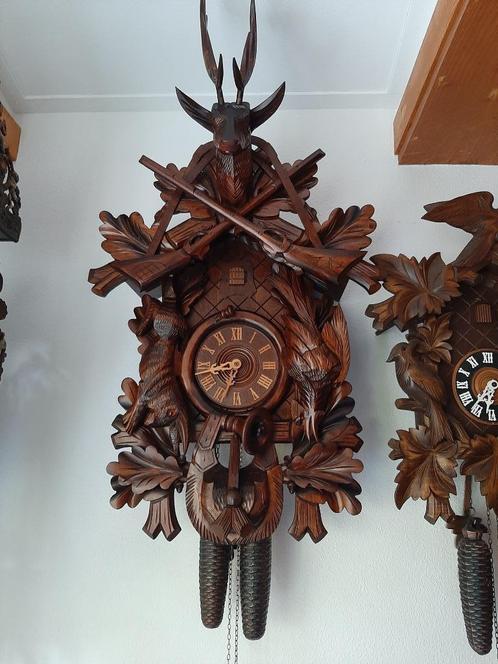 Koekoeksklok 8 daags  80CM, Antiek en Kunst, Antiek | Klokken, Ophalen of Verzenden