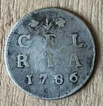 Dubbele Wapenstuiver Gelria 1786, Postzegels en Munten, Munten | Nederland, Ophalen, Vóór koninkrijk, Zilver, Overige waardes
