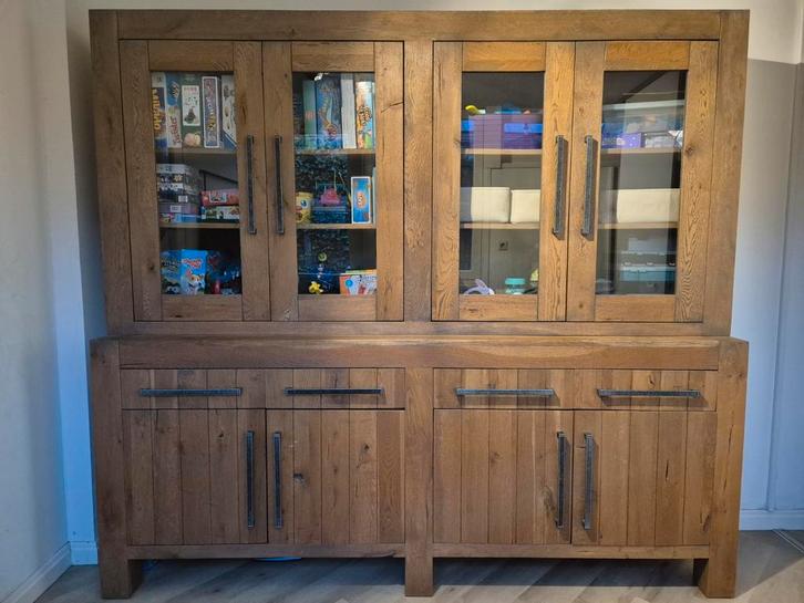 Buffetkast Goossens, Huis en Inrichting, Kasten | Buffetkasten, Zo goed als nieuw, 200 cm of meer, 200 cm of meer, 25 tot 50 cm