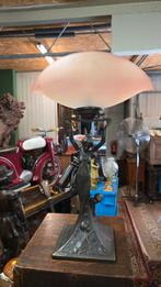 Art deco bronzen lamp € 150, Ophalen of Verzenden