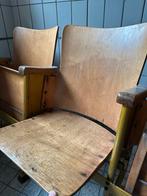 Bioscoopstoelen - 3 aan elkaar - In topstaat!, Huis en Inrichting, Stoelen, Ophalen, Zo goed als nieuw, Hout, Drie