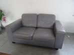 leren bank ikea lederen bank 2-zits grijs leer Skogaby bank, Ophalen, Tweepersoons, Zo goed als nieuw, Rechte bank
