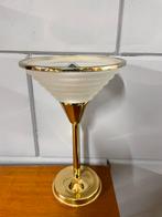 Vintage lampje martini glas vorm hollywood regency, Huis en Inrichting, Minder dan 50 cm, Glas, Gebruikt, Ophalen of Verzenden