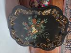 toleware blad fruit en goud decoratie, Ophalen of Verzenden