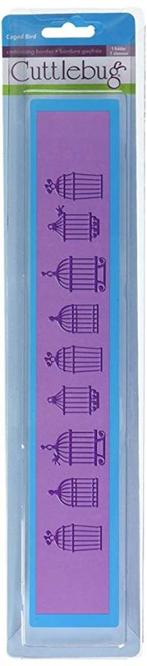 embossing folder cuttlebug caged bird vogel kooitjes, Hobby en Vrije tijd, Ophalen of Verzenden, Nieuw, Frame of Mal, Overige merken