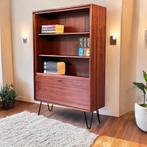 Vintage boekenkast | vitrinekast | jaren 60 | Multilux FM, Ophalen, Gebruikt, Met deur(en), 100 tot 150 cm