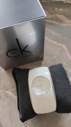 Ck armband horloge wit, Staal, Staal, Zo goed als nieuw, Ophalen