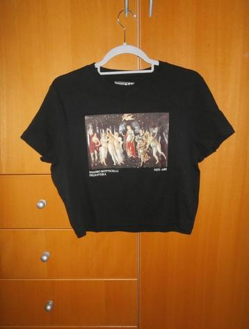 Mooi Cropped Art T-shirt XL 42 (La Primavera Botticelli) nw beschikbaar voor biedingen