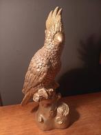 Goudkleurige Kaketoe Beeld - 34 cm - Zo Goed Als Nieuw, Ophalen of Verzenden
