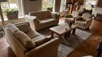 Solide stevige zithoek met bij elkaar passende tafels, Ophalen, Zo goed als nieuw