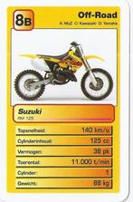 Mok20 motorkaartje 8b suzuki rm 125, Verzamelen, Ophalen of Verzenden, Zo goed als nieuw, Motoren