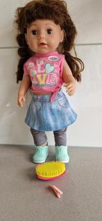 Baby born grote zus, babyborn sister, Ophalen of Verzenden, Zo goed als nieuw, Babypop