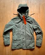Cast Iron design ( wind ) jack jas groen / grijs S, Kleding | Heren, Jassen | Winter, Ophalen of Verzenden, Zo goed als nieuw