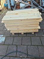 korte vuren plankjes mooi( Hobby klus) Hout, Doe-het-zelf en Verbouw, Hout en Planken, Ophalen, Zo goed als nieuw, 50 mm of meer