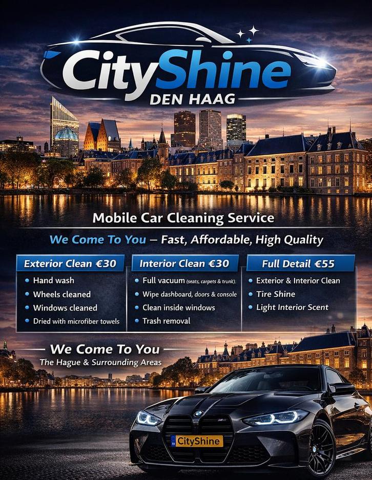 CityShine Auto Detailing Den Haag, Auto diversen, Auto-accessoires, Zo goed als nieuw, Ophalen