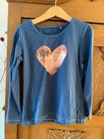 Blauw shirt Everything but no tomatoes 134/140, Kinderen en Baby's, Kinderkleding | Maat 140, Ophalen of Verzenden, Meisje, Shirt of Longsleeve