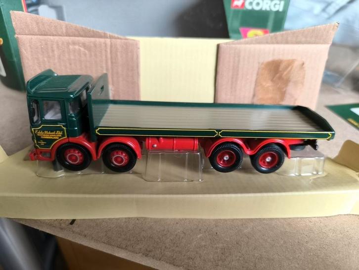 Corgi Eddie Stobart LTD AEC 8 wheel platform lorry, Hobby en Vrije tijd, Modelauto's | 1:50, Nieuw, Bus of Vrachtwagen, Corgi