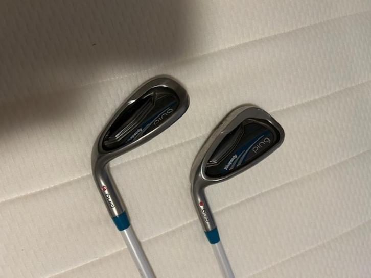Ping Rhapsody 9 ijzer 3 en sandwedge dames linkshandig, Sport en Fitness, Golf, Gebruikt, Club, Ping, Ophalen