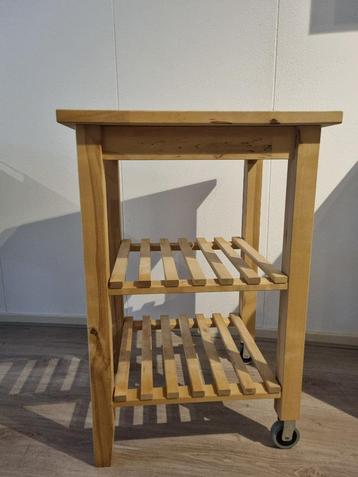 Roltafel / keukenblok - Ikea BEKVÄM beschikbaar voor biedingen