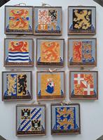 Elf Provinciën tegels cloisonne Westraven, Antiek en Kunst, Ophalen of Verzenden