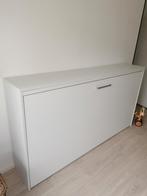 Opklapbed Albero inclusief koudschuim matras, Huis en Inrichting, Slaapkamer | Bedden, Ophalen, 90 cm, Eenpersoons, Wit