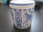 bewaarpot voor thee Delfts blauw, Antiek en Kunst, Ophalen of Verzenden