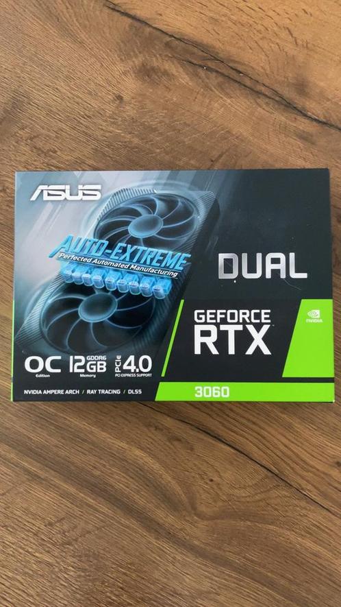 *SEALED* Gloednieuwe ASUS Dual RTX 3060 12GB videokaart, Computers en Software, Videokaarten, Nieuw, Nvidia, PCI-Express 4.0, GDDR6