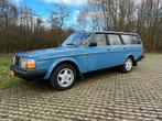 Unieke zeer nette Volvo 240 (7pers) uit 1983, Auto's, Lichtmetalen velgen, Zwart, 4 cilinders, Blauw