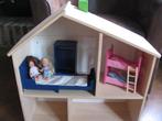 Poppenhuis met 3 sets meubeltjes van playmobil 4 +, Kinderen en Baby's, Speelgoed | Poppenhuizen, Ophalen, Zo goed als nieuw, Poppenhuis