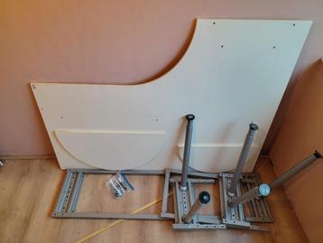 Ikea Galant Bureau L-vorm - In hoogte verstelbaar - afbeelding 9