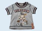 NY&LON grijs T-shirt met opdruk maat 3 mnd (56) ~ BL3003, Kinderen en Baby's, Babykleding | Maat 56, Ophalen of Verzenden, Zo goed als nieuw