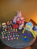 Verzameling Peppa Pig - Huis + voertuigen + poppetjes, Ophalen of Verzenden, Zo goed als nieuw