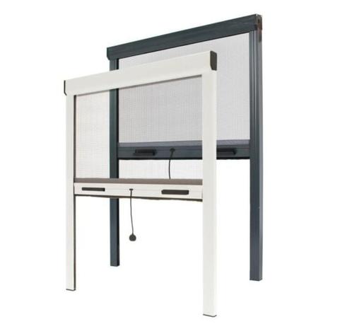 Nieuw !! Aluminium raam rol hor Wit en Antraciet Nieuw !!, Doe-het-zelf en Verbouw, Deuren en Horren, Nieuw, Overige typen, Minder dan 200 cm
