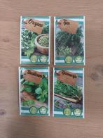 Nieuwe zaden kruiden basilicum tijm oregano rozemarijn nieuw, Ophalen of Verzenden, Volle zon, Zaad