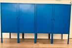 4 leuke, blauwe lockers (35/35/82cm per stuk), Ophalen, Gebruikt, Industrieel